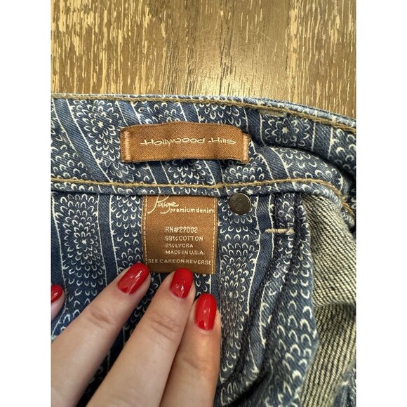 Paige Hollywood Hills Bootcut Dark Wash Denim Jeans Women's Size 31x30 Casual - Picture 6 of 10